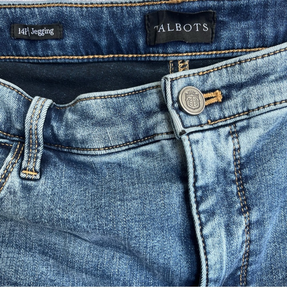 Talbots 14 Petite Denim Jegging  Hampton Wash
